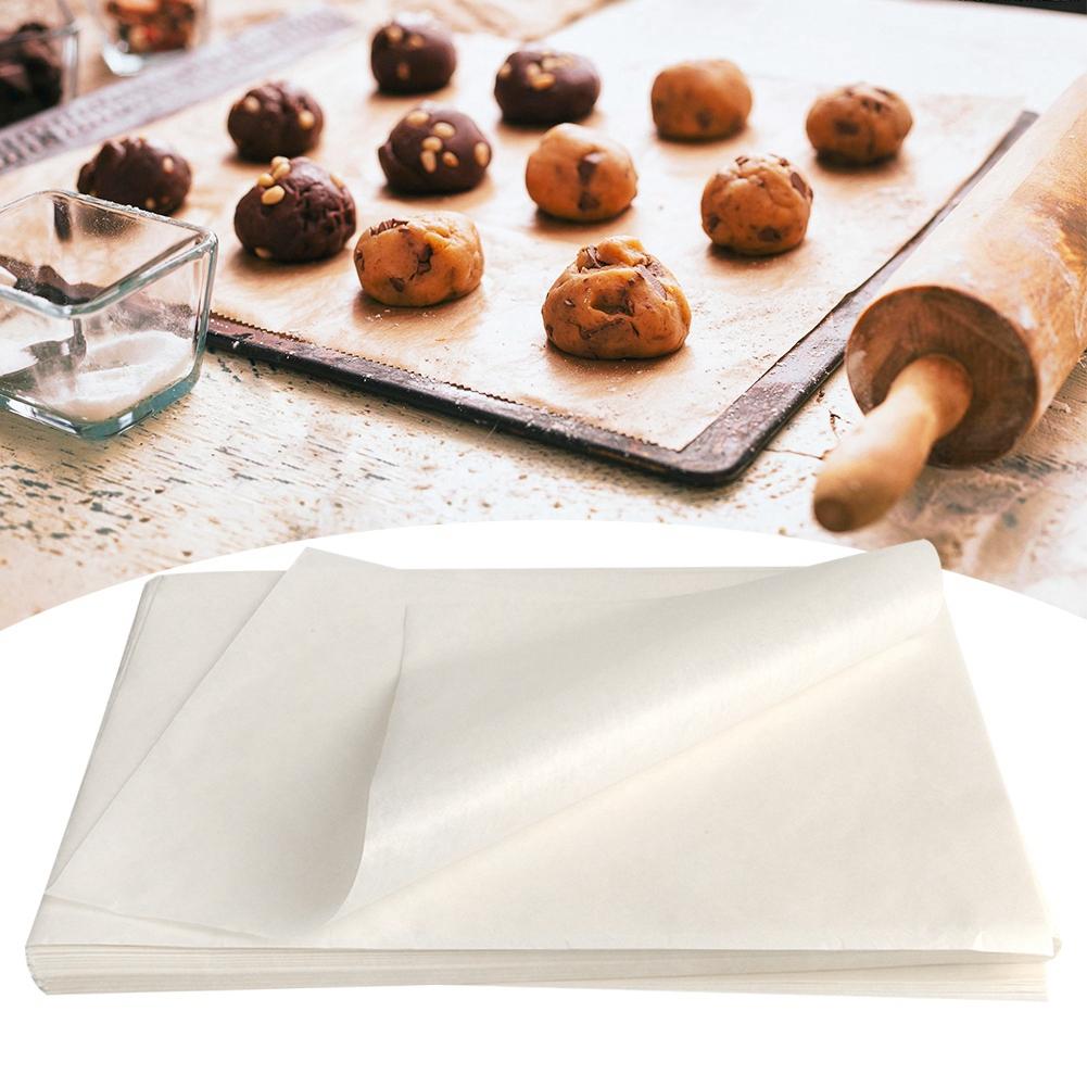 500 Stück Lebensmittelqualität Backpapier Antihaft Ölfest Kuchen Brot Gebäck Papiermatte 20*30cm