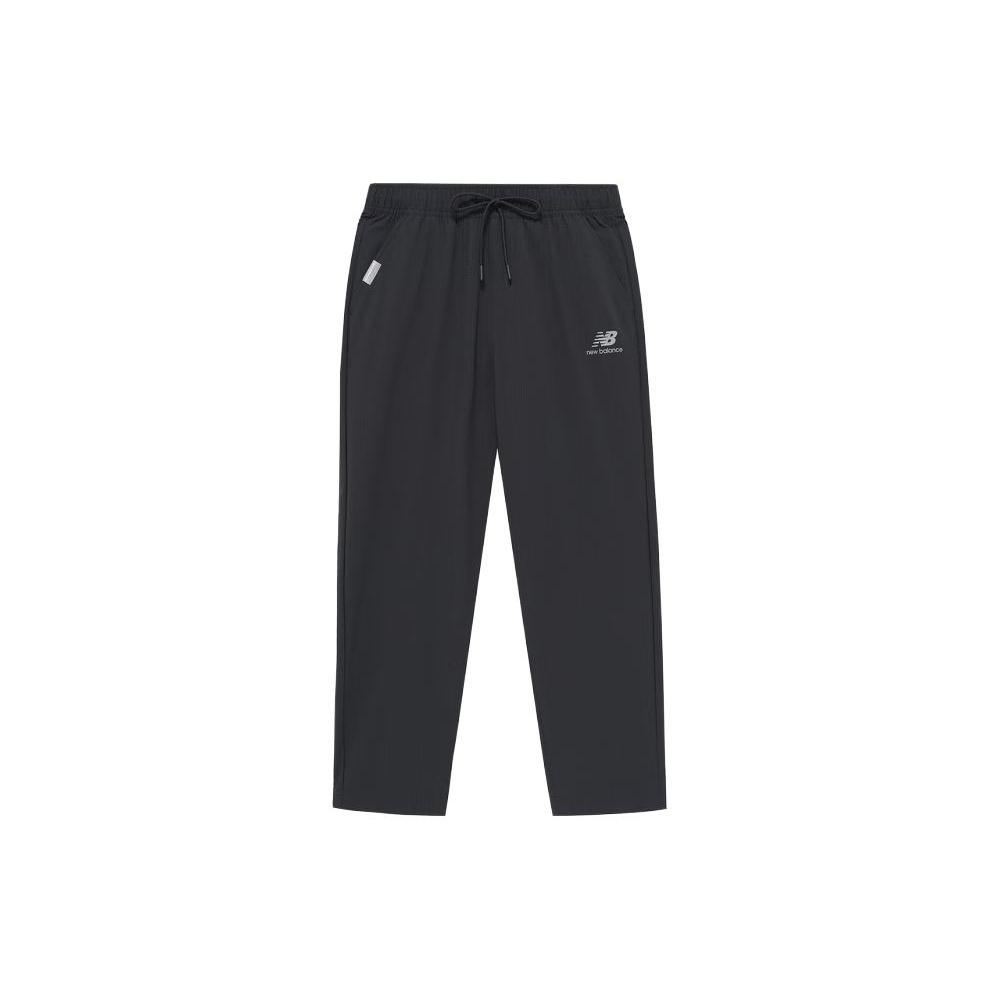 New Balance Logo Knit Slim Pants Asia Sizing  Black  Men s AMP32359-BK M