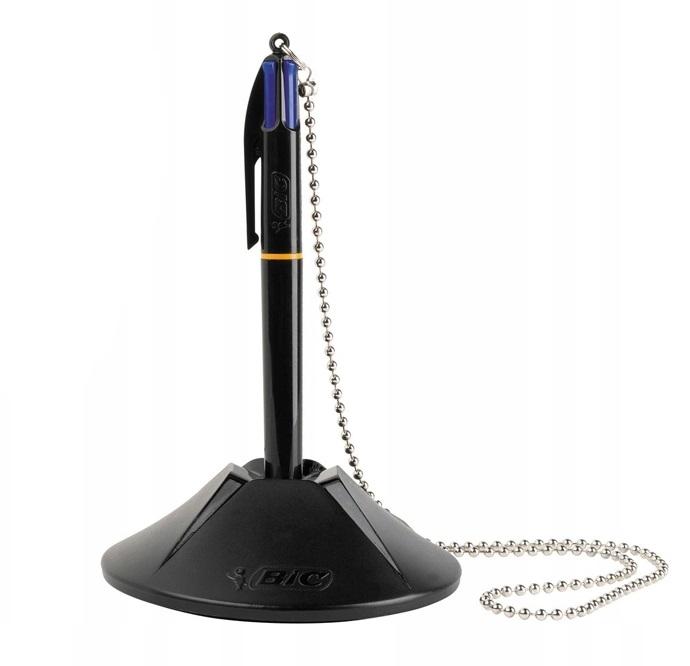 Bic Ballpoint Pen On Chain 4 Colors