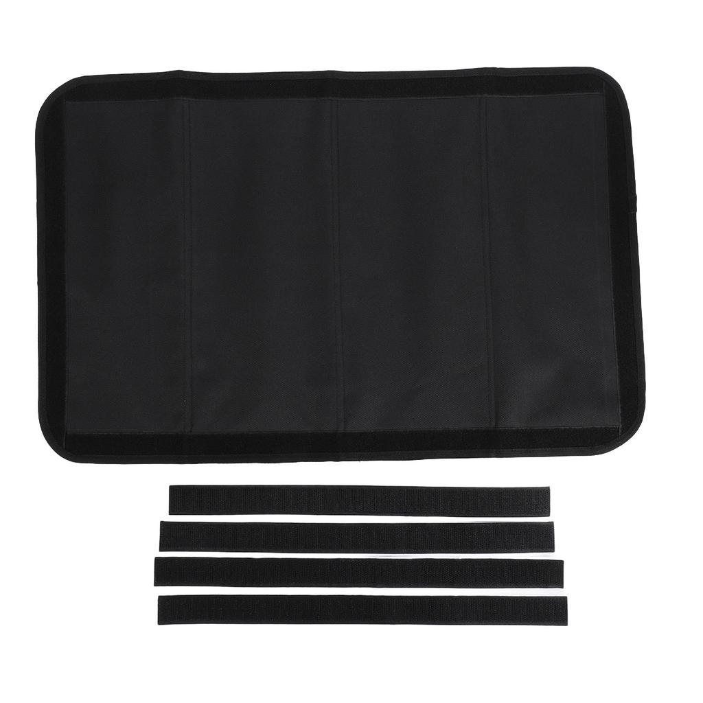 RV Door Window Shade 25x16in Privacy Protection RV Foldable Window Sunshade for Trailer Motorhome with Hook and Loop