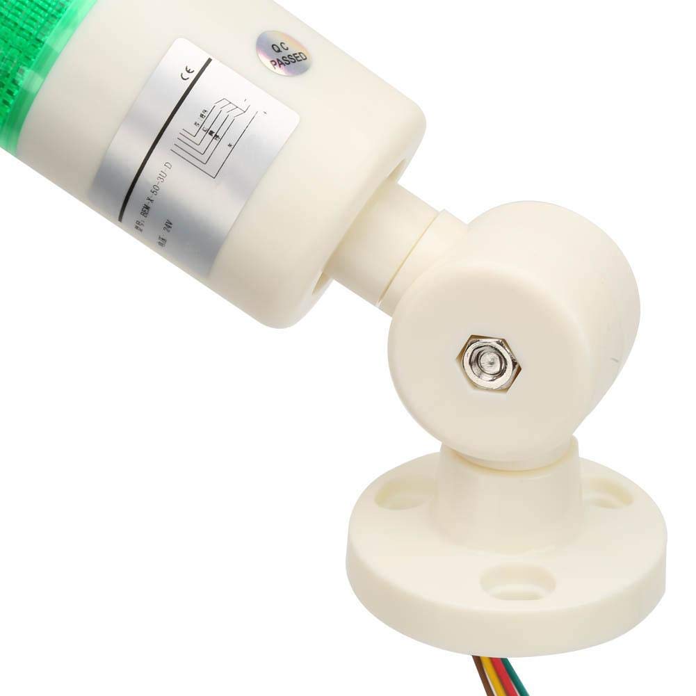 CNC Machine Warning Light LED Indicator Alarm Signal Light Alarm LED Light Warning LED Light Indicator Alarm Signal Tower Light with Buzzer Sound