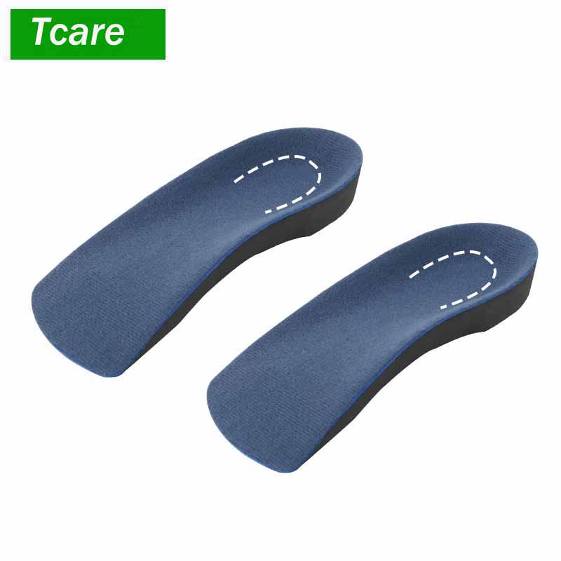 Tcare Трехчетвертные ортопедические стельки для обуви, тонкие, с поддержкой свода стопы и пятки, унисекс, идеально подходят для повседневной обуви на плоской подошве, туфель XS