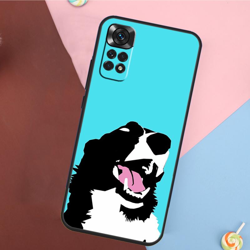 Border Collie Dog Cover For Xiaomi Redmi Note 14 13 12 9 10 11 Pro 9S 10S 11S 12S Redmi 14C 10C 12C 13C Case