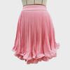 2025 European & American Double Layer Hem Pleated Mini Skirt