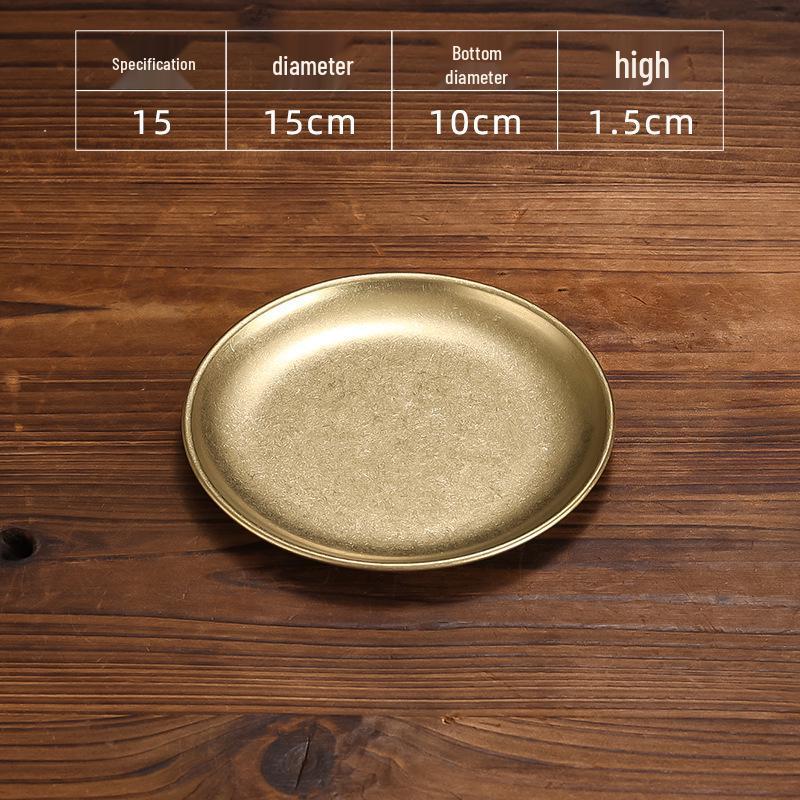 Retro Gold Stainless Steel Tableware Set: Rectangular Plate, Seasoning Dish, Bowl, Water Cup, Chopsticks, Spoon.