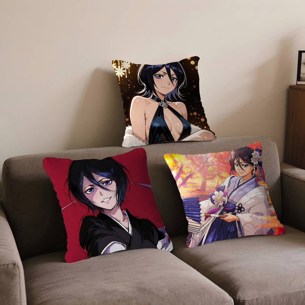 Rukia K-Kuchiki Kissenbezug Dekokissen Sofa Heimdeko Hülle Kissenbezüge