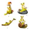 Practical Frogs Sculpture Functioning As Ornament and Garden Decoration for Stylish Home and Garden Enhancement