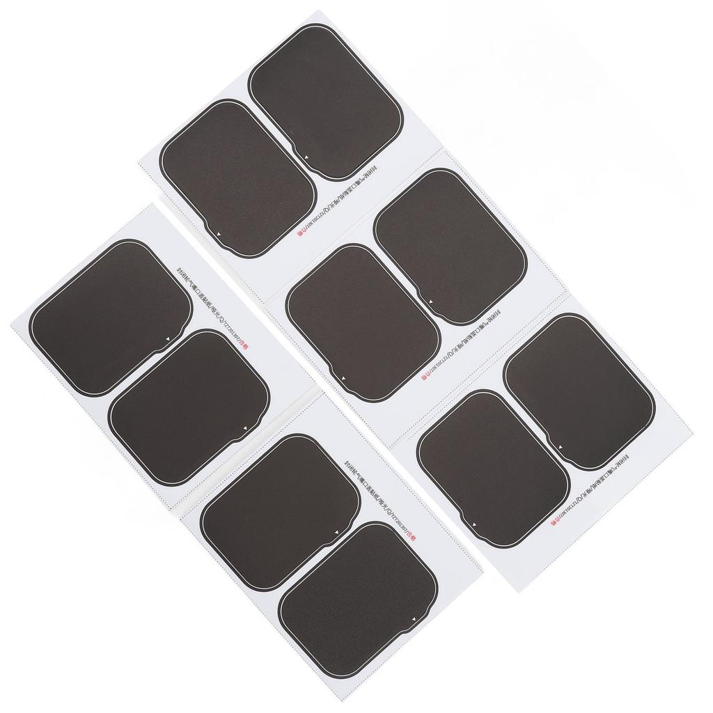 5 Pairs Bike Sealing Wheel Valve Cover Sticker Matte Mountain Bike Bicycle Riding Decorative Sticker