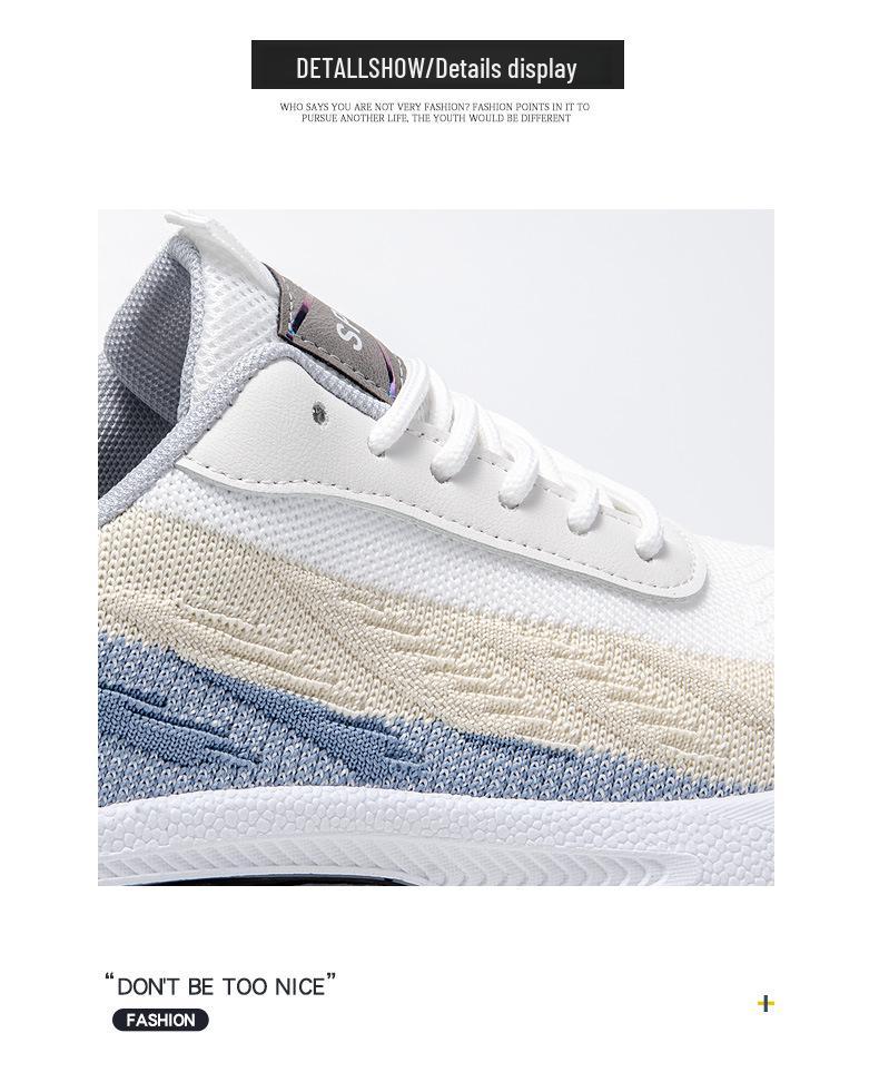 2024 Men's Breathable Soft Sole Casual Running Shoes - Comfortable, Wear-Resistant, Fashionable Sports Sneakers