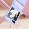 For Samsung Galaxy Z Flip6 5G/Z Flip5 5G Hard PC Phone Case Retractable Strap Hinge Protection Phone Cover