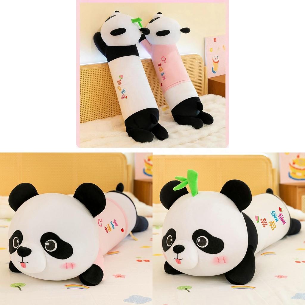Doll Plush Panda Sleeping Buddy Birthday Gift Pillow Cartoon Decoration Bedroom
