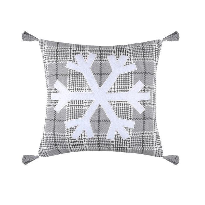 Coussin 40 x 40 cm Etoile de neige Vaujany