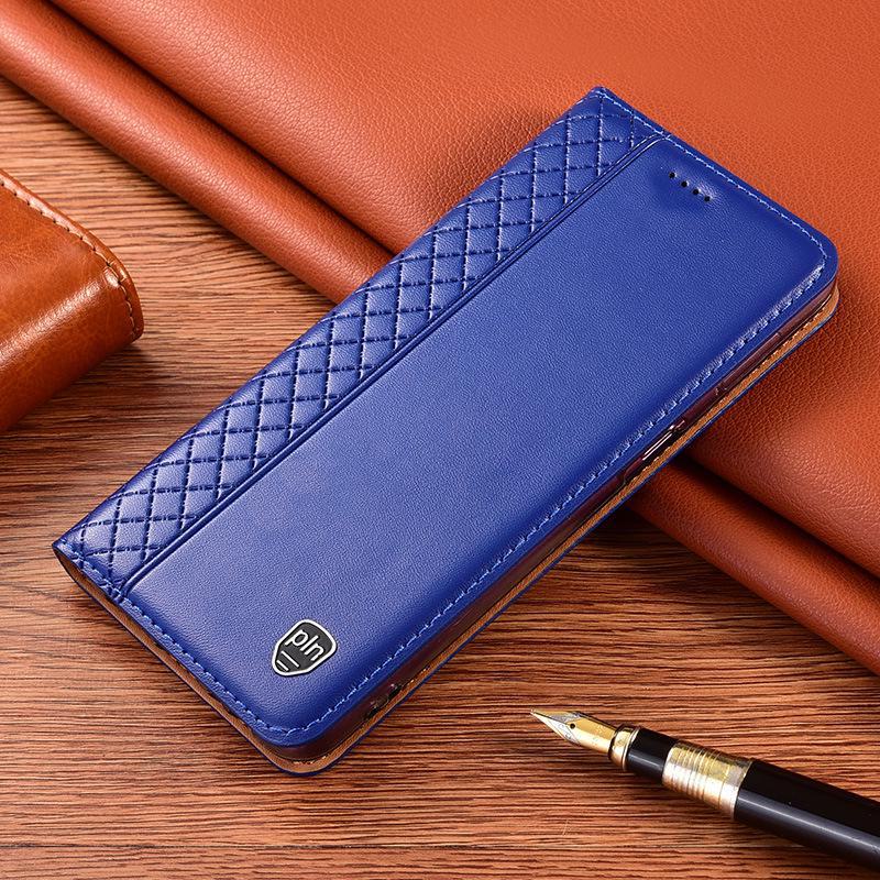 Genuine Leather Flip Cover for Xiaomi Redmi Note14Pro+, Note12, Note11SE, and Note10