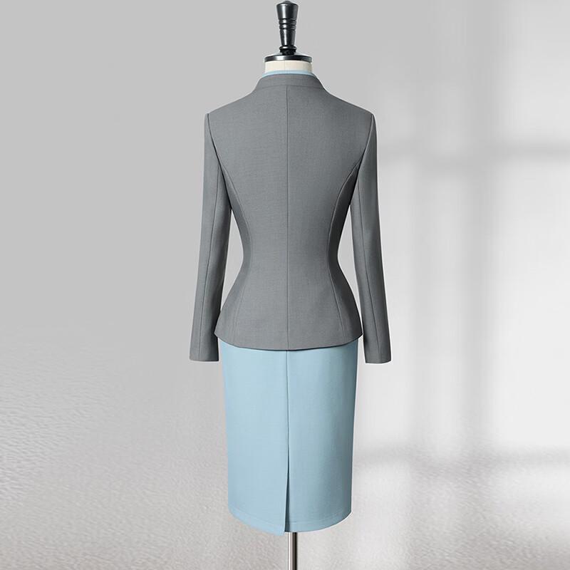 Treluoman Women's New Chinese Style Professional Suit Set