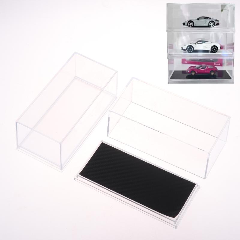 1 Stück Transparente Acryl Aufbewahrungsbox Praktische 1/64 Diecast Modellauto Displaybox DIY Staubdichtes Displayregal Spielzeug