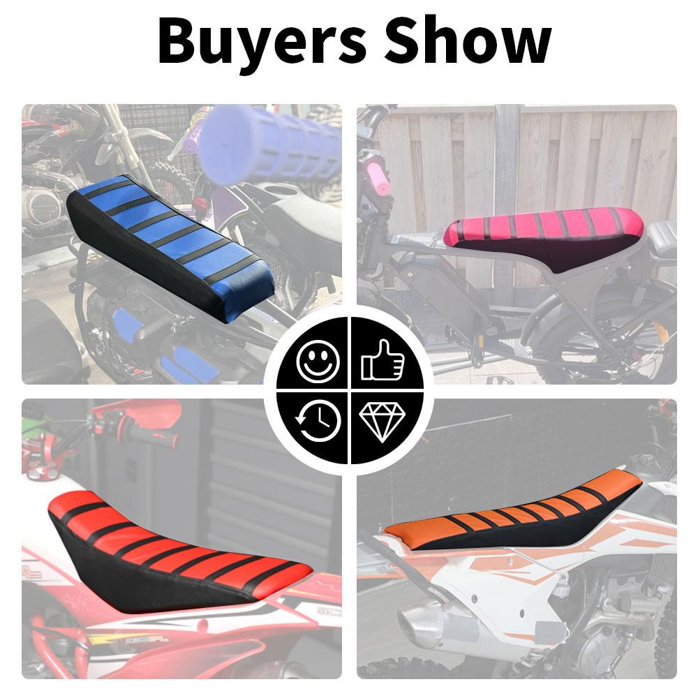 Universelle Motorrad-Sitzabdeckung E-Bike Gummi-Stoff Wasserdicht Für KTM Q20 Honda Yamaha Suzuki Kawasaki 50-500cc EXC SX YZF KXF