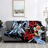 Anime Yu Gi Oh Card Yugioh Throw Blanket Blue Eyes White Dragon Anime Cartoon Soft Plush Blanket Bedroom Bedspread Home Decor
