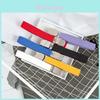 Simple Solid Color Women Casual Canvas Belt With Metal Buckle For Student And Adult Fashion Accessories