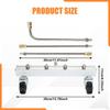 Pressure Washer Undercarriage Cleaner Set, Car Wash Water Broom, under Washer,