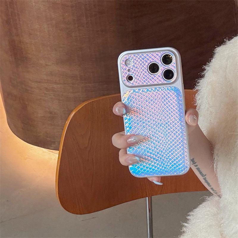 Laser Snake Print Anti-Drop Case for iPhone 15/14 & 17/16 PROMAX