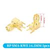 SMA‑KWE Right Angle SMA Female Plug Adapter Solder Edge PCB Mount RF Coaxial Connector