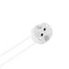 Lamp Base Socket Connector 250V Voltage Ceramic 3A Rated Current Holders Parts Adapter Set Household Kitchen Restaurant Shop