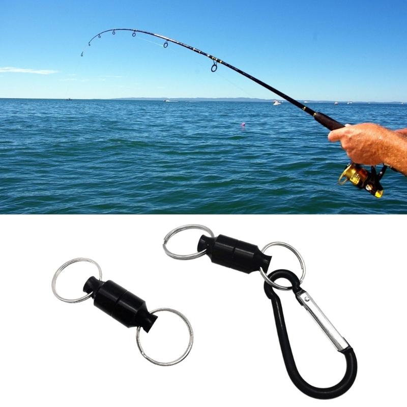 Fishing Tools Hook Magnet Buckle Fly Fishing Magnetic Net Release Hanging Holder Lanyard Clip Carabiners Magnet Buckle