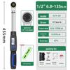 Li Xin Digital Preset Torque Wrench with Interchangeable Head