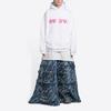 Balenciaga Wide Fit Hoodie 'White/Bubblegum' 675003TLVF29014