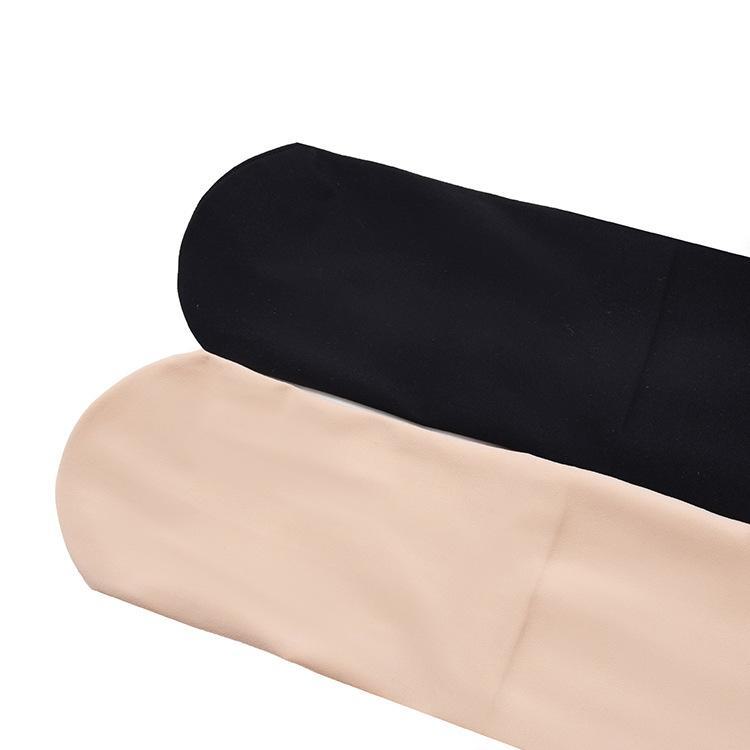 Enhanced Bare Leg Look Thick Nylon One-Piece Pantyhose with Stepping Socks for Fall & Winter (Plus Size)