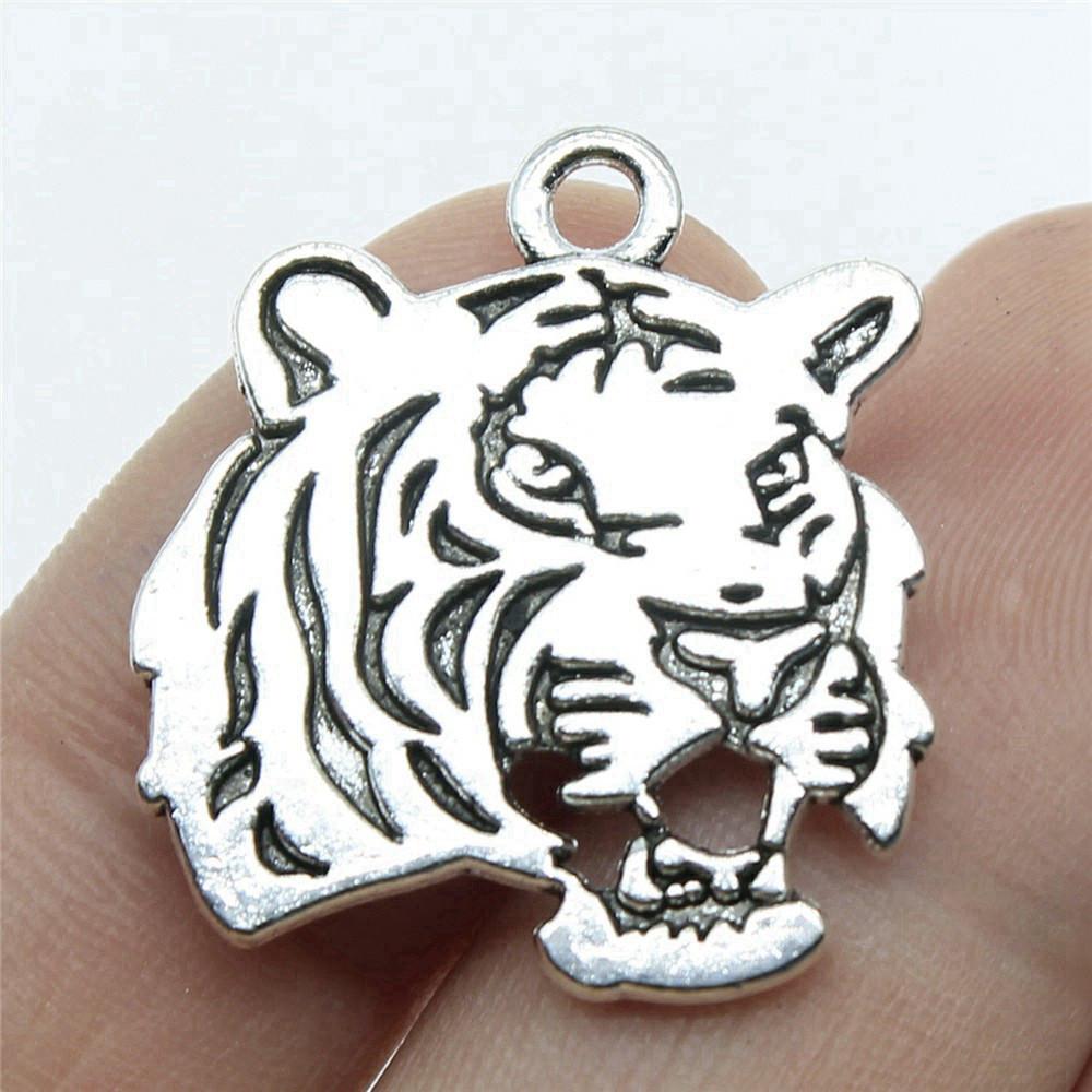 Charms Tiger Lion Wolf Pendants Kids' Jewelry Materials QC131