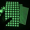 Glowing Stars Wall Stickers - DIY Creative Decor for Living Room, Bedroom, Kids' Room, Dormitory.