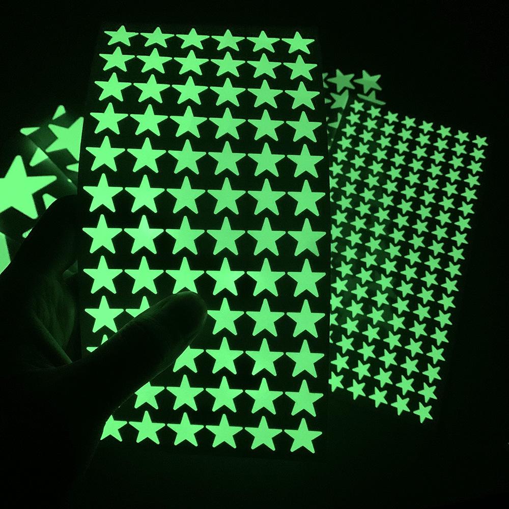 Glowing Stars Wall Stickers - DIY Creative Decor for Living Room, Bedroom, Kids' Room, Dormitory.
