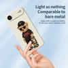For iPhone 17 Air Case Cool Bear Pattern Printing Straight Edge TPU Phone Back Cover