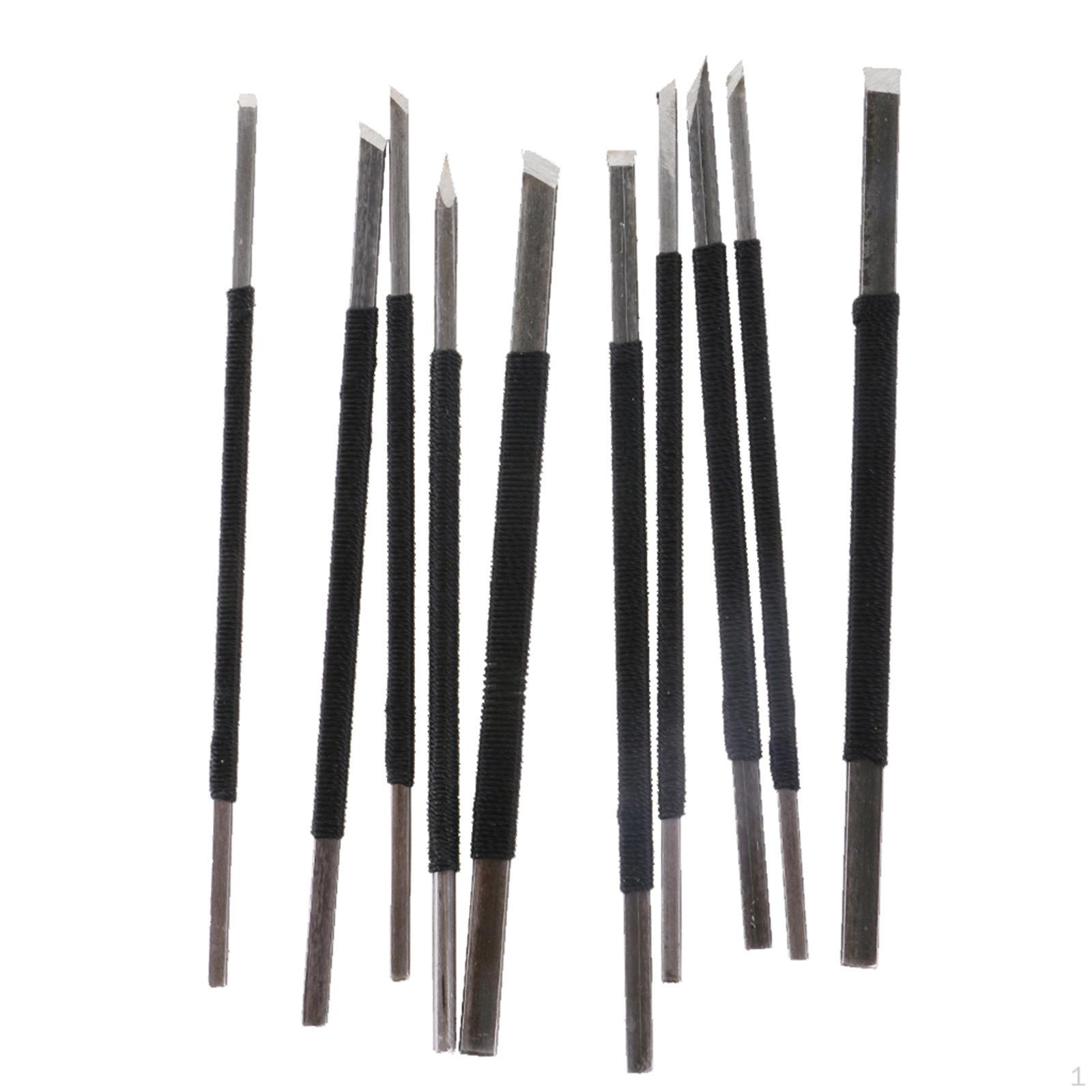 

10 Pieces/ Seal Graver Cutter Wood Carving Carved Woodcuts Tools