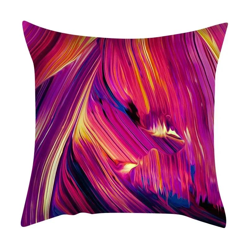 Sofa Car Seat Decor Home  Chair Cushion Cover Abstract Irregular Ink Marble Pattern Pillow