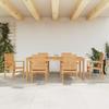 VidaXL Garden Dining Set 7 Pcs Solid Teak Wood 3157921