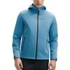 FILA Solid Color Hooded Woven Casual Sports Jacket Men Jackets Dreamy-Blue F11M412703F-BU
