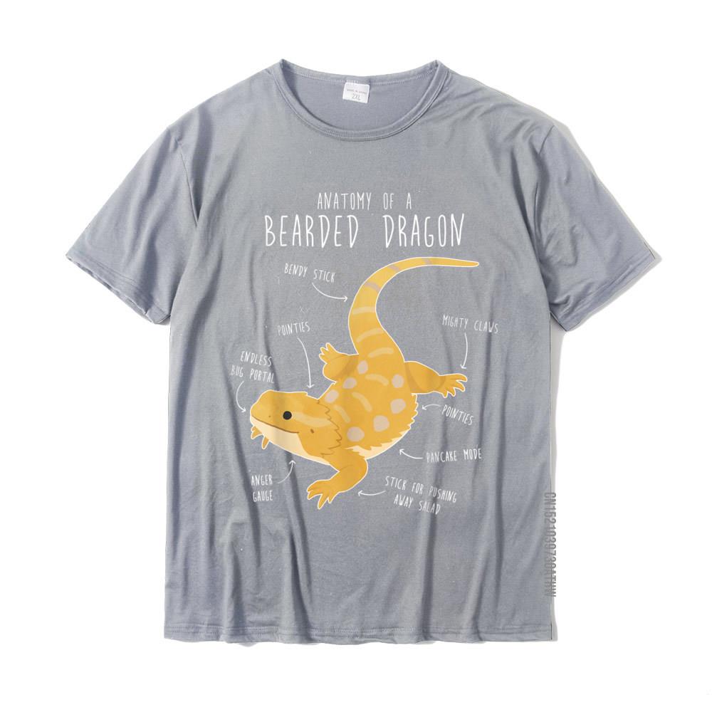 Anatomy Of A Bearded Dragon Funny Pet Reptile Lizard Lover Tshirt Cotton Tops Shirt For Adult Cool Tshirts Printing Rife