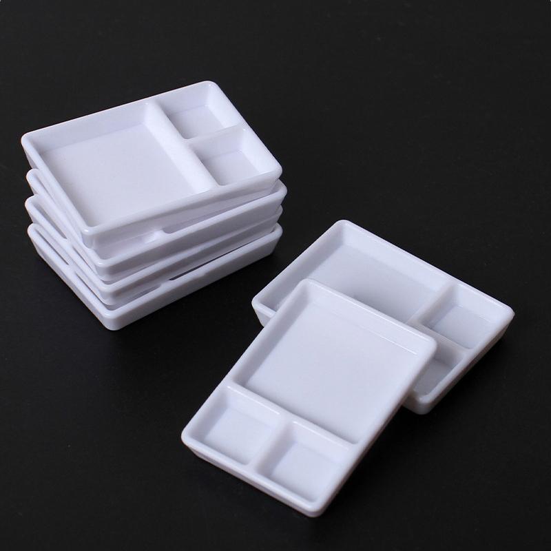 5Pcs Dollhouse Simulation Plates Tray Set Dollhouse Mini Kitchen Tableware Decoration For 1/12 Dollhouse Decoration