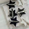 5Pieces No Bend Hair Clip No Crease Hair Clip Acrylic Star Hairpin Sweet Cool Y2K Duckbill Hair Barrettes for Women