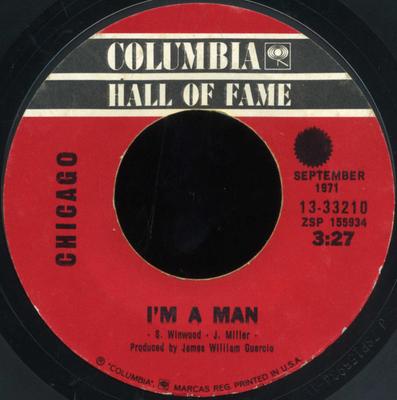 7inch Record CHICAGO  Im A Man  Colour My World 1333210 Columbia US Rock Used