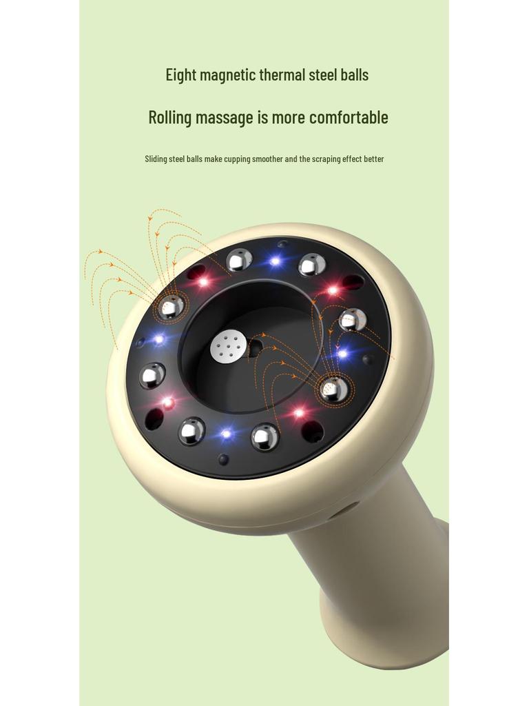 Xinbailu Smart Electric Cupping Massager with Heat and Negative Pressure Therapy