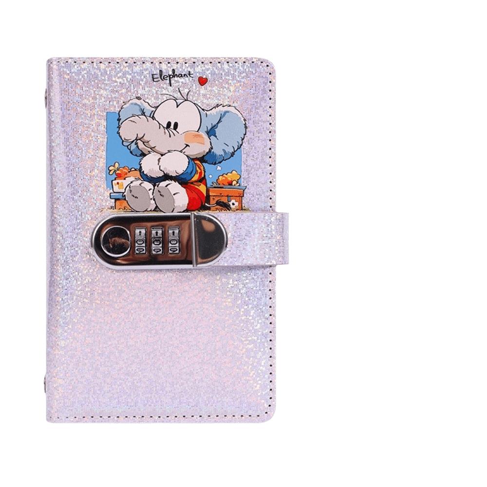 Password Lock Money Saving Book Portable Budget Planner Convenient Cash Saving Binder Unisex