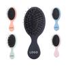 High Quality Customized Logo Personalized Air Cushion Mini Baby Hair Travel Size Boar Bristles Hairbrush