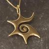Bohemian Sun Pendant Necklace With Geometric Alloy Chain For Women