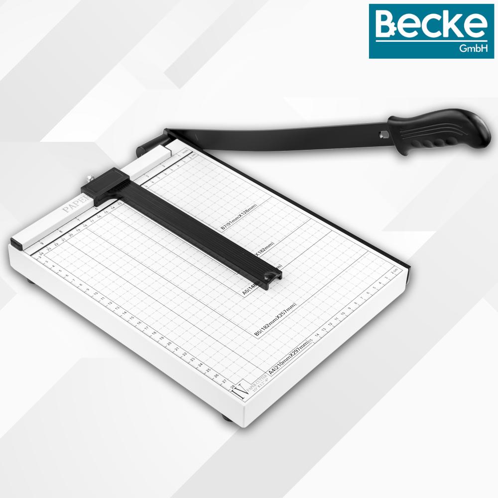 A4 paper cutter, trimmer, precision metal cutter, Becke