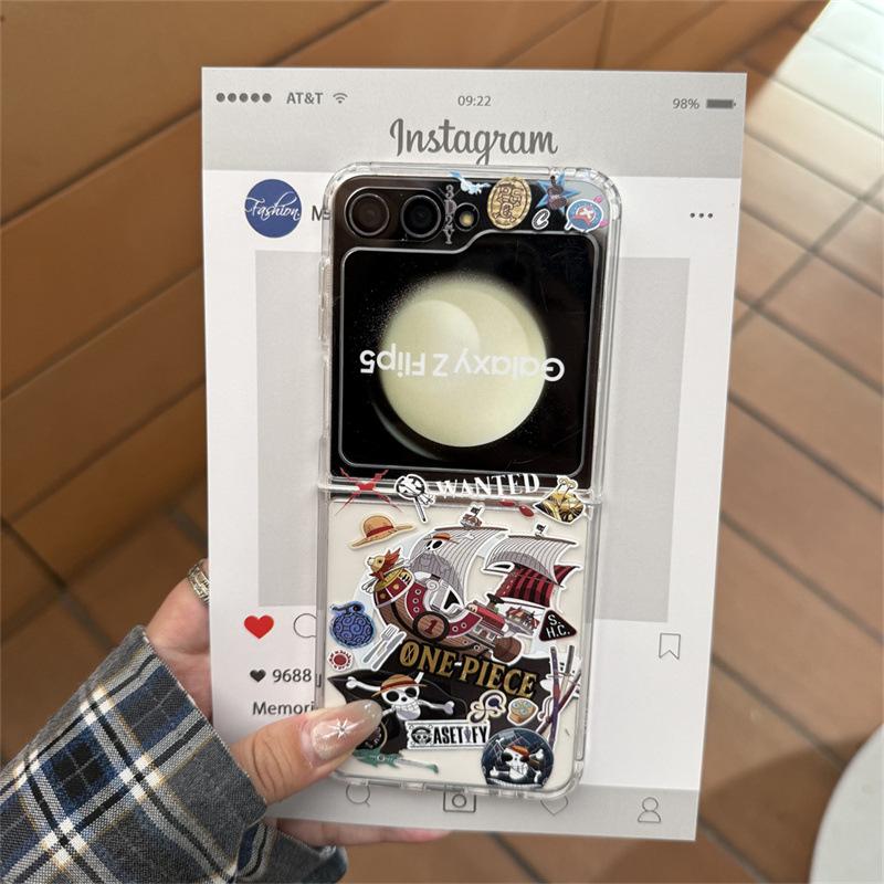 

ONE PIECE Nika Luffy for Samsung zflip6/5/4/3 phone case folding screen zfold6/5/4/3 hard Z FLIP6