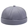 Unisex Brimless Hat: Round Top Melon Cap, Hip-Hop Style & Landlord Design for Spring/Autumn