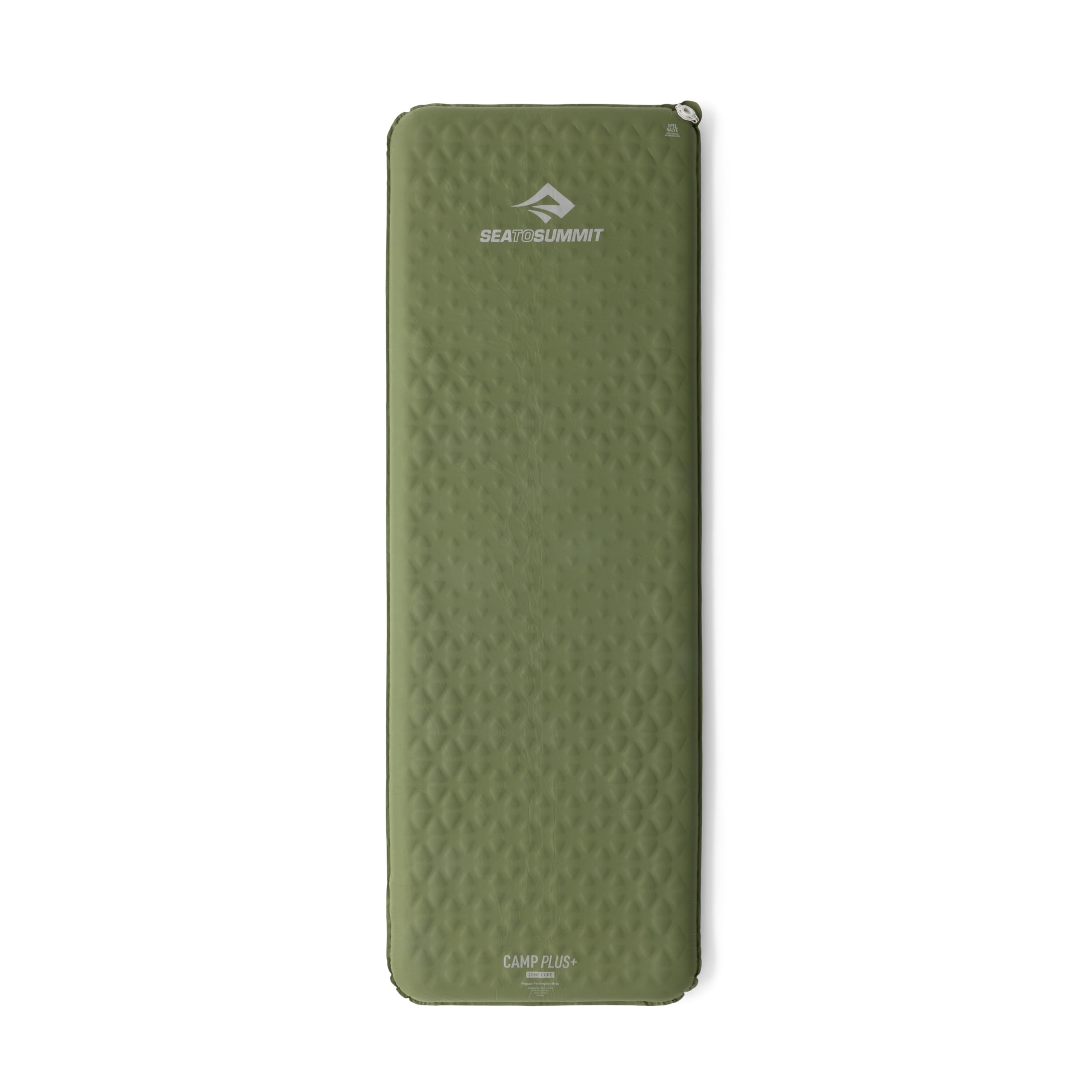 Sea to Summit Camp Plus Self-Inflating Foam Sleeping Mat for Camping - Rectangular - Regular (72 x 25 x 2.6 inches)